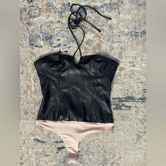 Amanda Uprichard Tops - Amanda Uprichard Greca bodysuit XS Black